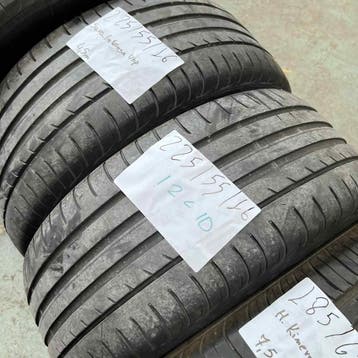 2 x Sava 225-55-16 Zomerbanden 4,5mm, Gebruikt, 16 inch, Ophalen of Verzenden, Band(en)