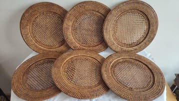 TOGO - Flamant - Onderbord (6) - Bamboe, canework,