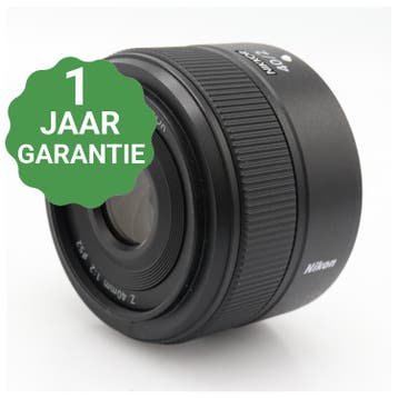 Nikon Z 40mm F/2, Audio, Tv en Foto, Fotografie | Lenzen en Objectieven, Verzenden, Gebruikt