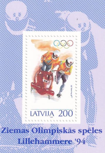 Letland - 1994 - Olympische spelen - Postfris, Verzenden, Overige landen, Postfris
