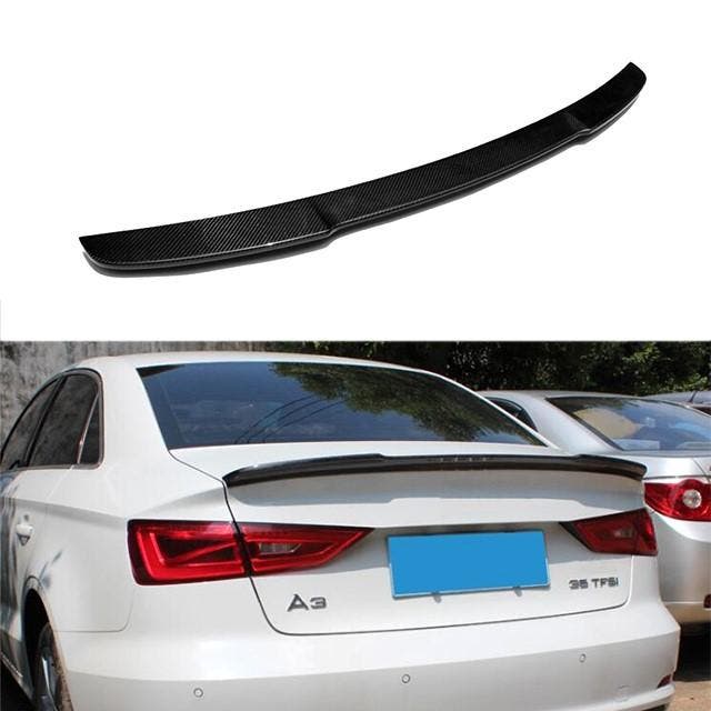Carbon Spoiler M4-Style Audi A3 S3 RS3 8V 14-20, Auto-onderdelen, Overige Auto-onderdelen, Ophalen of Verzenden