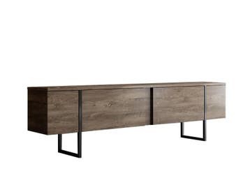 Asir 618BLY1106 TV-standaard  Walnoot zwart van 163 voor 133, Ophalen of Verzenden, Nieuw