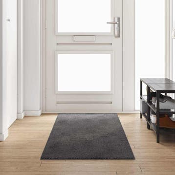 vidaXL Tapijt Loper Grijs 80 x 300 cm 100% Polypropylene, Huis en Inrichting, Verzenden, Nieuw, Grijs