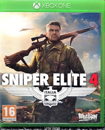 Sniper Elite 4 Italia (XBox One tweedehands), Spelcomputers en Games, Ophalen of Verzenden, Zo goed als nieuw