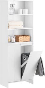 2dekans | SoBuy Hoge Kast - BZR155-W - MDF - Tot 42 kg. -, Ophalen of Verzenden, Zo goed als nieuw