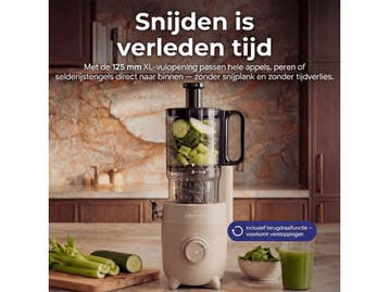 Safecourt Kitchen Slow Juicer - krachtige motor [Pre-cutter, Verzenden, Nieuw