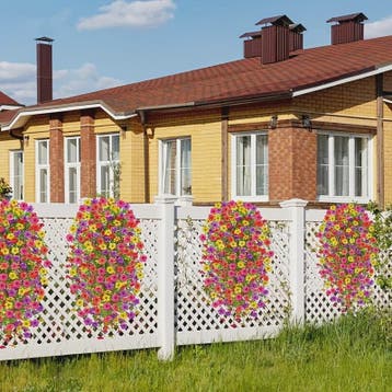4x Kunst Hangplant - Realistische Nepbloemen met Kleurrijke, Verzenden, Nieuw