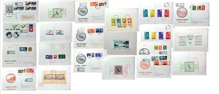 Groot-Brittannië 1964/1966 - GB Eiland Lokale Berichten, Postzegels en Munten, Postzegels | Europa | UK