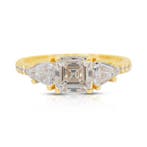Ring - 18 karaat Geel goud - 2.11ct. tw. Diamant, Nieuw