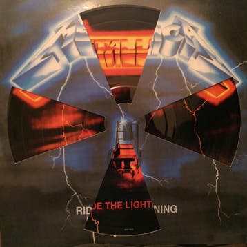 LP gebruikt - Metallica - Ride The Lightning, Verzenden, Zo goed als nieuw, Overige formaten
