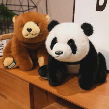 Kawaii Pluche Kussen Dieren - Panda, Bruine Beer & IJsbeer -