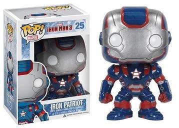 Funko - POP! - Marvel - Iron Man 3 - Iron Patriot #25 (DMG), Verzenden, Nieuw