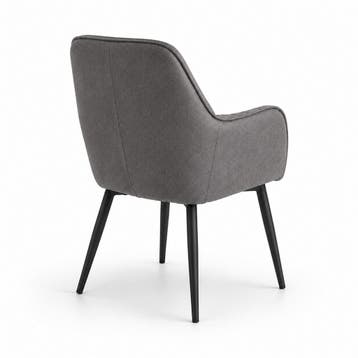 Milan Deal 180cm + 4x Vermont dark grey, Huis en Inrichting, Stoelen, Ophalen of Verzenden, Nieuw