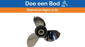 Bieden: Michigan Ballistic 3-Blade Stainless Steel Propelle, Watersport en Boten, Ophalen of Verzenden, Nieuw