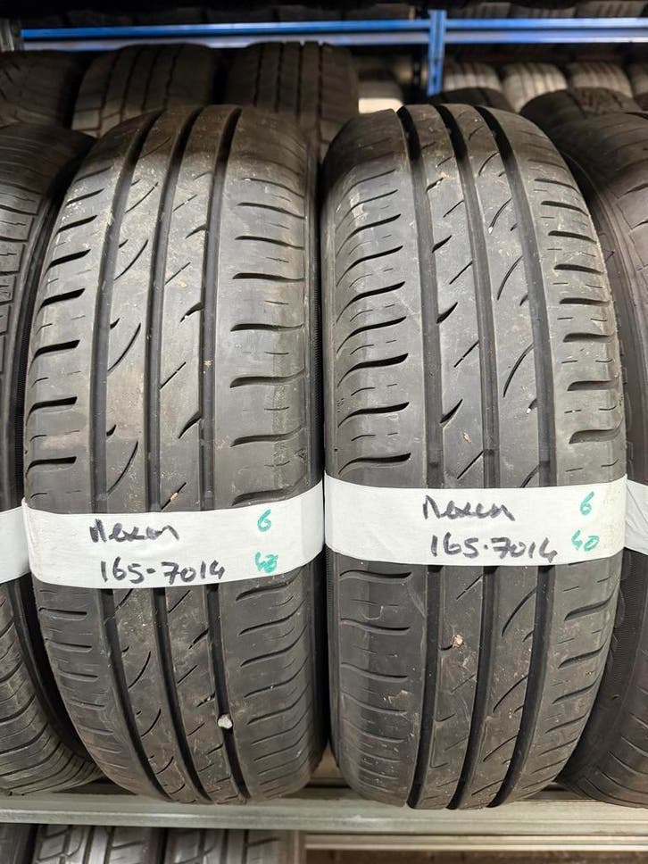165-70-14 Nexen Zomerbanden 6mm Incl Montage 165 70 14, Auto-onderdelen, Banden en Velgen, 14 inch, Zomerbanden, 165 mm, Personenwagen