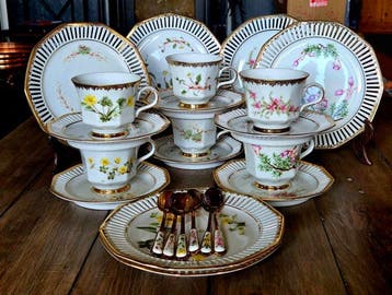 Koffieservies (22) - Been - Flora Alpina Scandinavia