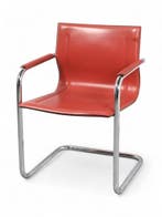 Matteo Grassi MG15 vergaderstoel, rood, Ophalen of Verzenden, Gebruikt, Overige kleuren