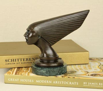 after Lalique - sculptuur, Spirit of the Wind - 1,8 kg - 18, Antiek en Kunst