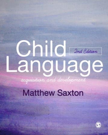 Child Language 9781446295625, Verzenden, Zo goed als nieuw