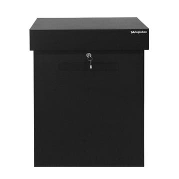 Logixbox Topbox-XL Plus pakketbox met brievenbusklep - zwart, Tuin en Terras, Brievenbussen, Verzenden, Nieuw
