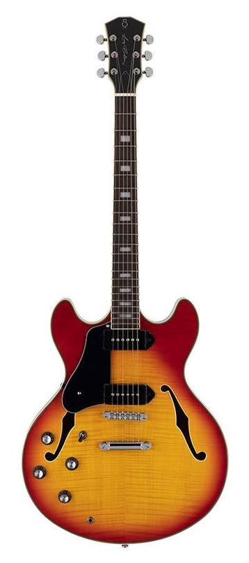 Sire H7VL/CS linkshandige elektrische gitaar archtop met p90, Verzenden, Nieuw