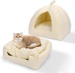 Kattenmand - Kattenhuis - Wigwam - Beige - Nobleza, Dieren en Toebehoren, Verzenden, Zo goed als nieuw