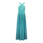 Rinascimento • pauw groene maxi jurk • M, Kleding | Dames, Maat 38/40 (M), Verzenden, Rinascimento, Nieuw