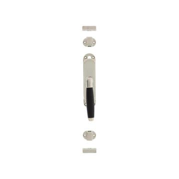 Intersteel krukespagnolet Ton 400 nikkel/ebbenhout - links, Doe-het-zelf en Verbouw, Hang- en Sluitwerk, Verzenden, Nieuw