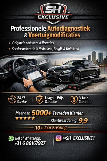 Mercedes Verborgen Opties Activeren Coderen Diagnose Coding, Mobiele service, Overige werkzaamheden