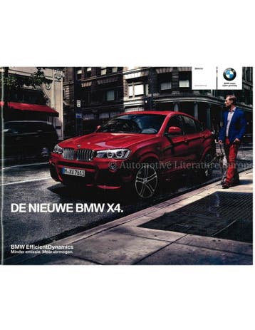 2014 BMW X4 BROCHURE NEDERLANDS, Nieuw, BMW, Author