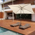 2dekans | Angel Living Parasol - 3 x 2 m - Rechthoekig -, Ophalen of Verzenden, Zo goed als nieuw