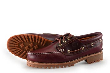 Timberland Veterschoenen in maat 43½ Rood, Kleding | Heren, Schoenen, Overige kleuren, Verzenden, Timberland, Zo goed als nieuw