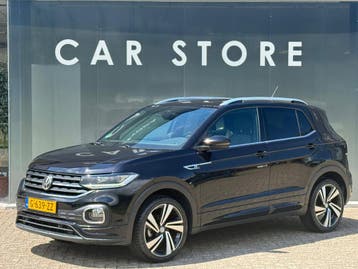 Zakelijke Lease |  Volkswagen T-Cross 1.0 TSI 115pk DSG R-Li, Automaat, Gebruikt, Overige brandstoffen, Zwart