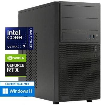 Core Ultra 7 265KF + Waterkoeling - RTX 3050 - Desktop PC, Computers en Software, Desktop Pc's, Nieuw
