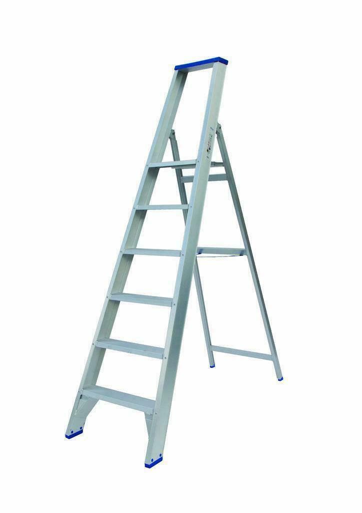 Solide Professionele Trap | 6 treden | Extra korting, Doe-het-zelf en Verbouw, Ladders en Trappen, 2 tot 4 meter, Opvouwbaar of Inschuifbaar