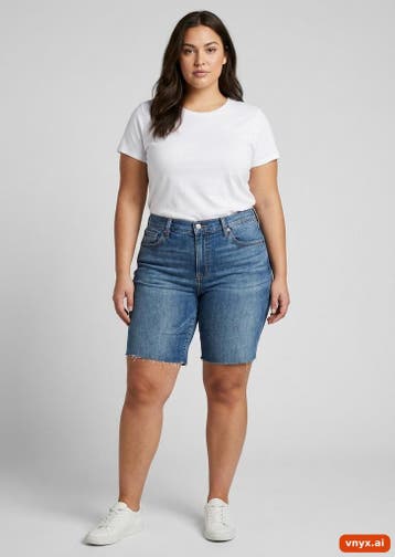 Levi Strauss & Co. Korte broeken Dames maat W44 Blauw, Ophalen of Verzenden, Nieuw