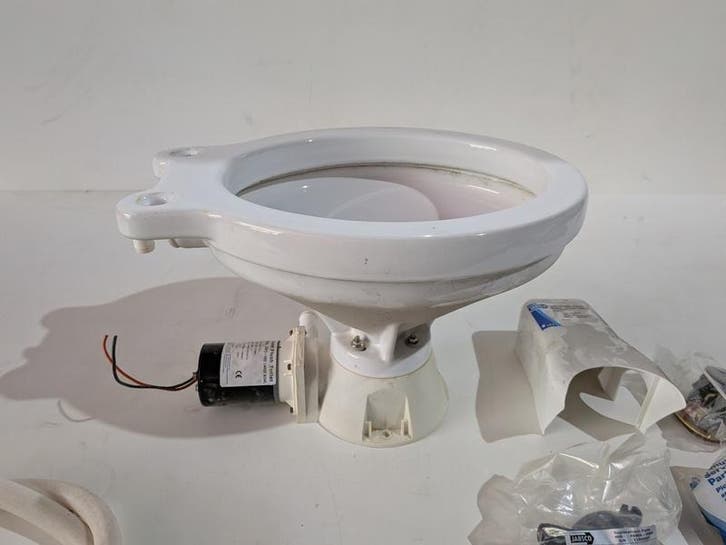 Marine toilet Jabsco, Quiet Flush Toilet 37245-1092, Watersport en Boten, Bootonderdelen