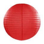 Luxe bol vorm lampion rood 35 cm - Lampionnen, Ophalen of Verzenden, Nieuw