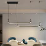 Moderne LED Kroonluchter Zwart 90 cm – 24W, Verzenden, Nieuw