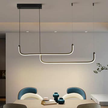 Moderne LED Kroonluchter Zwart 90 cm – 24W, Verzenden, Nieuw