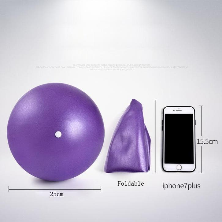 Yoga- en  pilates ball 25 cm, Sport en Fitness, Fitnessmaterialen, Fitnessbal, Nieuw, Ophalen of Verzenden