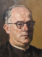 European School (XX) - Male Portrait With Glasses