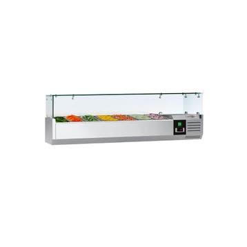 GGM Gastro | Opzetkoelvitrine PREMIUM - 1500x335mm - 7x GN |, Verzenden