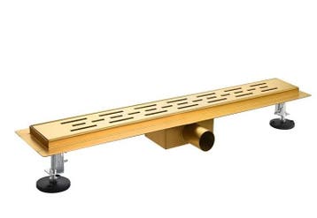 Douchegoot RVS 70 cm geborsteld messing / goud, Ophalen of Verzenden, Nieuw, Bad
