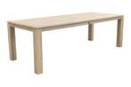 VDG Rome teak tuintafel 240 x 100 cm. - Grey, Tuin en Terras, Tuintafels, Verzenden, Nieuw, Rond, Hout