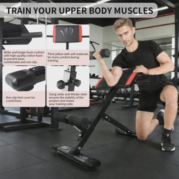 3-in-1 Multifunctionele Fitness Bank: Romeinse Stoel & Buikt, Sport en Fitness, Fitnessapparatuur, Verzenden, Nieuw