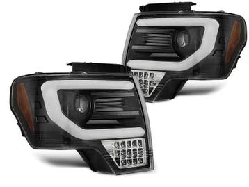 Koplampen Ford F150 MK12 08-14 DRL Look LED, Ophalen of Verzenden, Nieuw