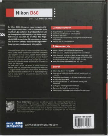 Nikon D60 9789045645520 K. Kindermann, Verzenden, Zo goed als nieuw, K. Kindermann