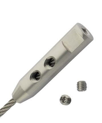 Rvs Stud Terminals  Links met inbus, Verzenden, Nieuw