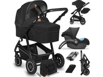 Lionelo Bianka - Kinderwagen 3 in 1 - Autostoel 0-22kg - XXL, Verzenden, Nieuw